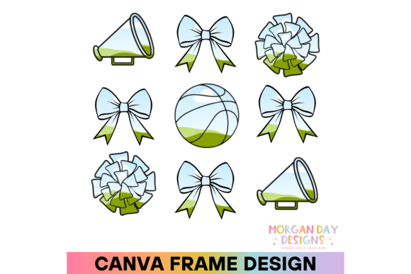 Basketball Canva Frame: Graphics for Real Local Branding