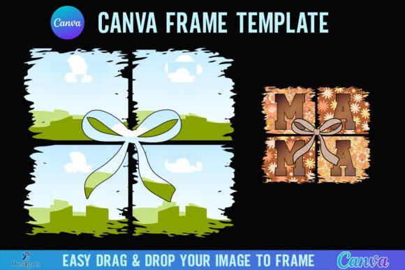 Brushstroke Mama Canva Coquette Bow Graphics