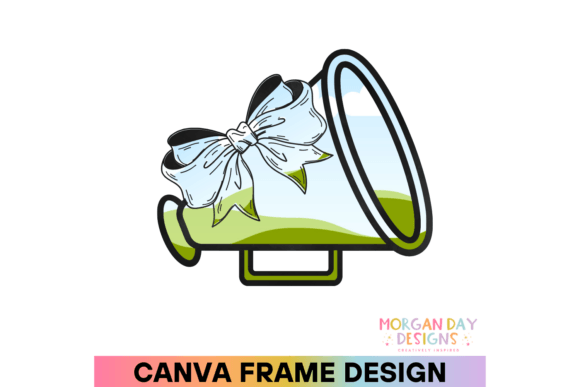Cheer Megaphone Canva Frame: Graphics for Bold Editorial Energy