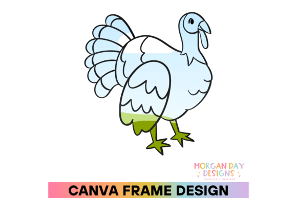 Thanksgiving Turkey Canva Frame Graphics